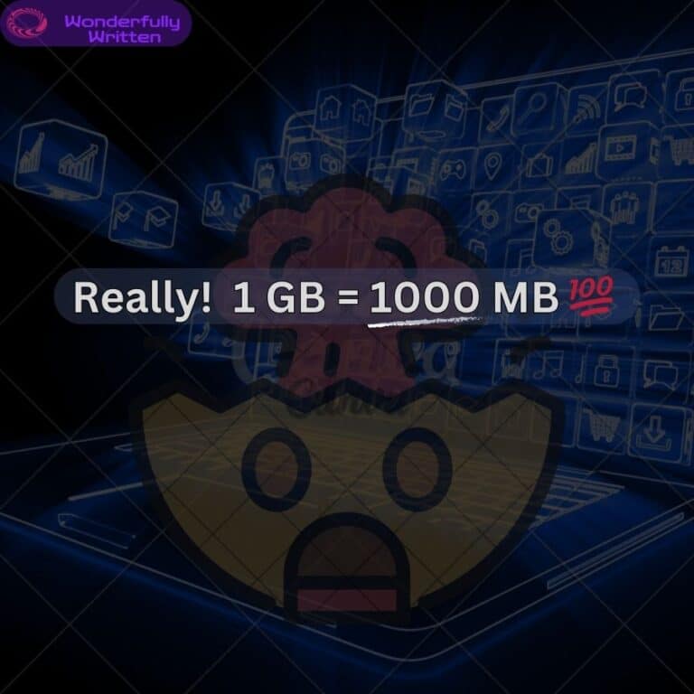 1gb is 1000 mb